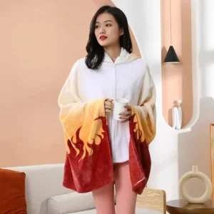 Anime couverture Cape Kimetsu No Yaiba Cape hiver chaud polaire flanelle Cosplay pyjamas Costume à capuche noël Anime couverture Cape Kimetsu No Yaiba Cape hiver chaud polaire flanelle Cosplay pyjamas Costume à capuche noël
