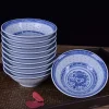 Filles Ramen en céramique bleu et blanc, porcelaine vintage chinoise, vaisselle britannique, bols à soupe et à riz, maison, restaurant, cuisine, vaisselle, 6 po Filles Ramen en céramique bleu et blanc, porcelaine vintage chinoise, vaisselle britannique, bols à soupe et à riz, maison, restaurant, cuisine, vaisselle, 6 po