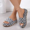 femmes plate forme pantoufles femmes chaussures concepteur sandales plates en plein air sandales florales dames chaussures de plage sandalias pour les femmes