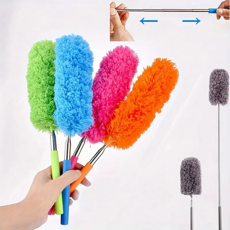 dépoussiéreur à main extensible en microcarence, brosse anti poussière, nettoyeur, maison, voiture, meubles, livres, dépoussiéreur, plume dépoussiéreur à main extensible en microcarence, brosse anti poussière, nettoyeur, maison, voiture, meubles, livres, dépoussiéreur, plume
