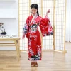 Kimono japonais traditionnel imprimé Floral pour enfants, robe Kimono élégante pour enfants asiatiques Sakura pour filles, nouveau Style japonais