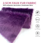 Tissu d’imitation de fourrure 30x50cm, fibre de Polyester, épaisseur moyenne, techniques tissées, tissu de fourrure de 2.5cm de Long, matériel de fourrure pour Cosplay Tissu d’imitation de fourrure 30x50cm, fibre de Polyester, épaisseur moyenne, techniques tissées, tissu de fourrure de 2.5cm de Long, matériel de fourrure pour Cosplay