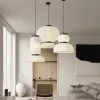 lampe en papier de riz minimaliste moderne chez l'habitant japonais noguchi courageux lampe suspendue en papier de riz fait à la main style médiéval wabi sabi