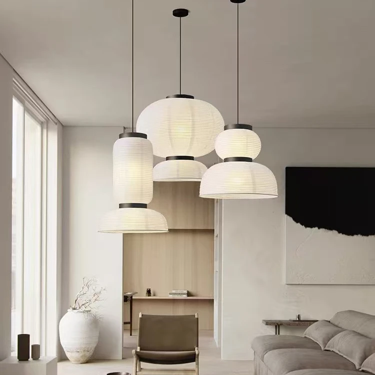 lampe en papier de riz minimaliste moderne chez l'habitant japonais noguchi courageux lampe suspendue en papier de riz fait à la main style médiéval wabi sabi lampe en papier de riz minimaliste moderne chez l'habitant japonais noguchi courageux lampe suspendue en papier de riz fait à la main style médiéval wabi sabi
