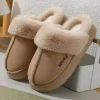 chaussures d'hiver pour hommes, chaussures d'intérieur décontractées bon marché, liquidation, livraison gratuite, doublure d'isolation thermique, antidérapantes et durables