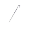 1 pièce sceptre vintage, épingle à cheveux, épingle à cheveux argentée, polyvalente, simple, hanfu, épingle à cheveux, premium, casque, design, accessoires pour cheveux