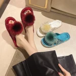 Pantoufles d’NikImperméables à Semelles en Caoutchouc pour Femme, Nouvelle Collection Automne/Hiver 2024 Pantoufles d’NikImperméables à Semelles en Caoutchouc pour Femme, Nouvelle Collection Automne/Hiver 2024