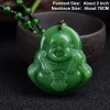 collier pendentif en agate chinoise naturelle pour hommes et femmes, amulette porte bonheur, bijoux sculptés, mode classique, diversifier, breloque, bénédiction, cadeaux