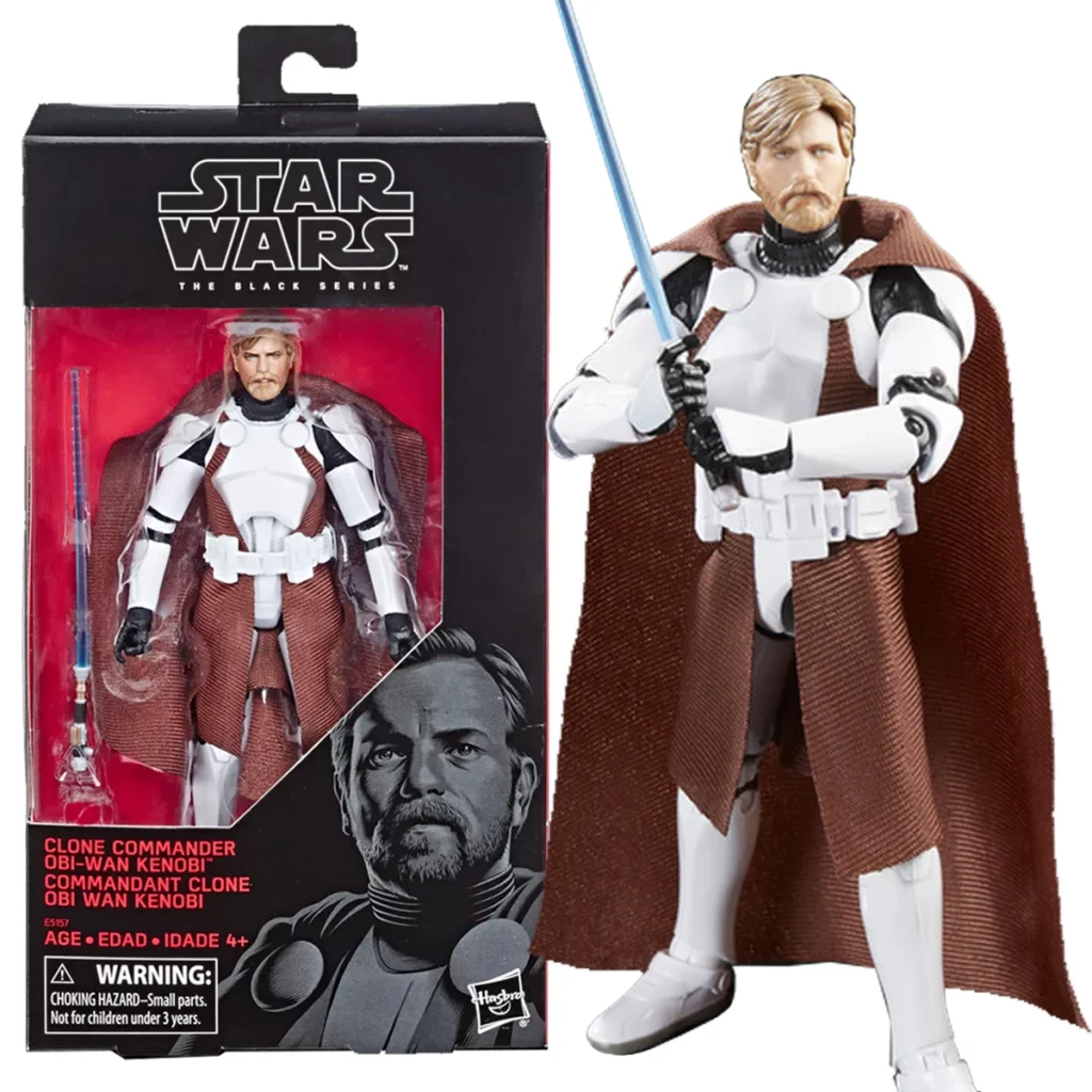 Hasbro – figurine originale STAR WARS The Black Series, 6 pouces, Clone Commander Obi-Wan Kenobi, pour collectionneur, cadeau d’anniversaire E5157 Hasbro – figurine originale STAR WARS The Black Series, 6 pouces, Clone Commander Obi-Wan Kenobi, pour collectionneur, cadeau d’anniversaire E5157