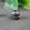 couteau en laiton pour mascotte de chat porte bonheur, perles edc pour l'extérieur, accessoires paracorde, lanière tissée, pendentifs, bijoux, corde de parapluie