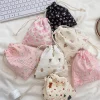 sacs de proximité de dessin animé d'ours mignon pour femmes, sac à cosmétiques de poche d'emballage, sac de maquillage, grande capacité, porte monnaie, poudres de monnaie
