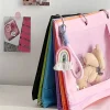 oxford arc en ciel 6 couleurs, pochette à 3 trous, organisateur de reçus de fichiers, sac de rangement polyvalent pour fournitures scolaires et de bureau
