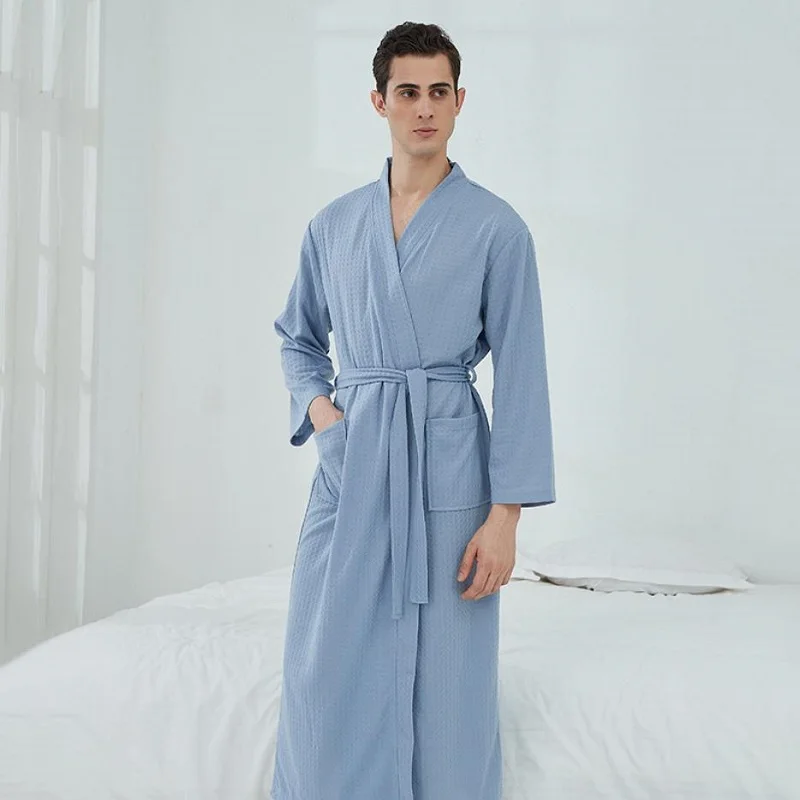 peignoir pour hommes femme longue absorbante terry robe de bain kimono hommes serviette peignoir solide vêtements de nuit femmes robe de chambre peignoir pour hommes femme longue absorbante terry robe de bain kimono hommes serviette peignoir solide vêtements de nuit femmes robe de chambre