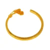 bracelet de luxe rétro à main ouverte, méthode ancienne, couleur or sable or, talisman de fortune, nouveau style chinois, accessoire de bijoux polyvalent