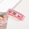 barcord évidé carré conviviale ré de conception française pour les femmes, épingle à cheveux à un clip, optique de cheveux fins, pince de maintien de bain, 1pc