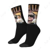 Hasbulla Magomedov-Chaussettes unisexes pour hommes, Chaussettes provoqué, Rétro, Esthétique, Amusant, Printemps, Été, Automne, Hiver
