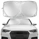 Pare-soleil pour pare-brise de voiture, visière pour usage intérieur, Parasol pliant, adapté aux automobiles, aide à la protection solaire