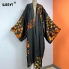 winyi robe kimono longue imprimée style bohémien, vêtements d'été pour femmes, vacances, plage, kaftan, nouvelle collection 2023