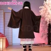 costume de cosplay kamadoo nezukoo, anime dokidoki sr, kimono rose pour femmes, accessoires de perruque de cosplay d'halloween, en stock
