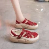 baotou – sandales tendance pour femmes, chaussures de loisirs creuses, respirantes, polyvalentes, confortables, semelle épaisse, antidérapantes, nouvelle collection été 2025