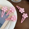 Épingles à cheveux Sakura rose, 2 pièces/lot, pince à cheveux latérale pour filles et femmes, mignon, fleur bleue crème, couvre-chef, épingles à cheveux douces, ornement, cadeaux Épingles à cheveux Sakura rose, 2 pièces/lot, pince à cheveux latérale pour filles et femmes, mignon, fleur bleue crème, couvre-chef, épingles à cheveux douces, ornement, cadeaux
