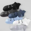 1/3/6 paires hommes cheville chaussettes rayé sport cheville chaussettes anti dérapant sport football course randonnée vélo chaussette