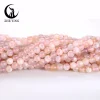 perles d'agate de fleur sakura naturelles bon marché, rondes et lisses, pour la fabrication de bracelets, accessoires de bijouterie à faire soi même, 6, 8, 10mm