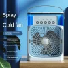 humidificateur portable, ventilateur, climatiseur domestique, petit refroidisseur d'air, hydrocool, réglage de l'air portable pour bureau, ventilateur à 3 vitesses
