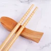 baguettes en bois de style japonais, 5 paires, réutilisables, rouge, bois de santal, cadeau chinois, ensemble de ustensiles de cuisine, nouveau, 2023