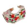 hx6f fashion wide elastic headwear embrodery work ethnic decoration practical hair solution