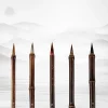 pinceau traditionnel chinois en bambou avec poils de loup, pour calligraphie, pratique de la peinture