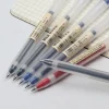 1/3/6 pièces/ensemble kawaii mujis gel stylo noir/rouge/bleu 0.5mm encre japon couleur stylo bureau école stylo à bille papeterie japonaise