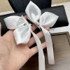 pinces à cheveux en ruban avec nœud papillon pour femmes et filles, épingles à cheveux à la mode, petites barrettes mignonnes, pinces à nœuds pour enfants, ornement, vêtements de sauna, coiffure, 2 pièces