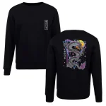 Sweat à capuche Dragon imprimé au dos japonais pour hommes, col rond, Culture Cool, fleurs de cerisier, Gang unisexe, pull en coton, cadeau