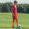 1 paire de chaussettes longues de sport en coton et spandex pour enfants, au dessus du genou, pour le football, le baseball, le hockey, les sports de plein air