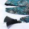 ceinture à pampilles en brocart chinois de 10cm, large ceinture pour femmes, corset, costume asiatique, ceinture kimono japonais, grue yukata florale haori obi