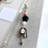 breloque de téléphone kaonashi kawaii no face, charme de téléphone anime, charme de téléphone inspiré de studio ghibli, breloque en résine