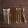 bâtonnets de feuilles de thé en bambou, cuillère à thé matcha, service à thé, ustensiles de cérémonie, accessoires outil cuillère à thé 1 pièce