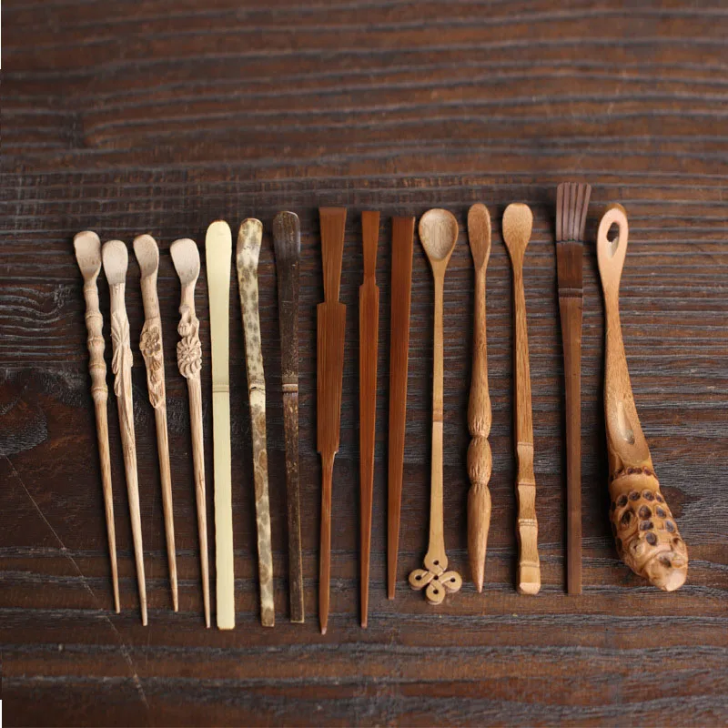 bâtonnets de feuilles de thé en bambou, cuillère à thé matcha, service à thé, ustensiles de cérémonie, accessoires outil cuillère à thé 1 pièce bâtonnets de feuilles de thé en bambou, cuillère à thé matcha, service à thé, ustensiles de cérémonie, accessoires outil cuillère à thé 1 pièce