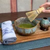 ensemble matcha, kit matcha pétale, accessoires matcha, bol matcha vitré, fouet, outils cannelés, cérémonie artisanale, 8 pièces