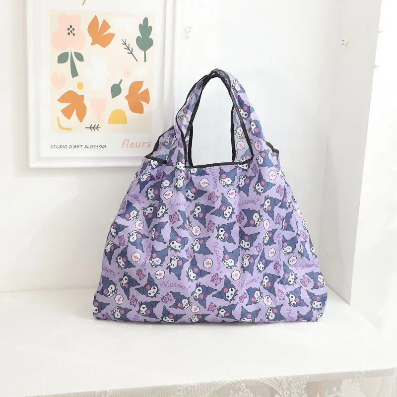 sanrio kuromi impression sac à provisions pliable sac à main mignon sac à provisions écologique fourre tout pochette pliante sac à main sac de supermarché sanrio kuromi impression sac à provisions pliable sac à main mignon sac à provisions écologique fourre tout pochette pliante sac à main sac de supermarché