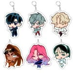 Porte-clés Chibis de scène Alien pour femmes, accessoires populaires, sac Luka Ivan jusqu&rsquo;à Mizi Hyuna Sua, bijoux cadeaux pour Fans