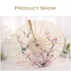 parapluie en papier huilé en bambou pour femmes japonaises, parapluie ancien décoratif pour costumes, accessoire de photographie, parapluie de spectacle de fête
