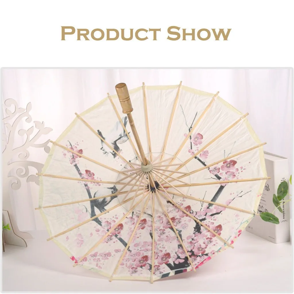 parapluie en papier huilé en bambou pour femmes japonaises, parapluie ancien décoratif pour costumes, accessoire de photographie, parapluie de spectacle de fête parapluie en papier huilé en bambou pour femmes japonaises, parapluie ancien décoratif pour costumes, accessoire de photographie, parapluie de spectacle de fête