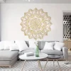 décoration marocaine d'art mural en métal pour améliorer votre salon avec un design indien et mandala, pièce d'accent de maison élégante
