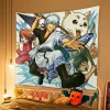 tapisserie de dessin animé japonais gintama, tissu de fond pour dortoir d'étudiants, décoration de chevet de chambre à coucher, tapisserie suspendue pour maison de location, 1 pièce