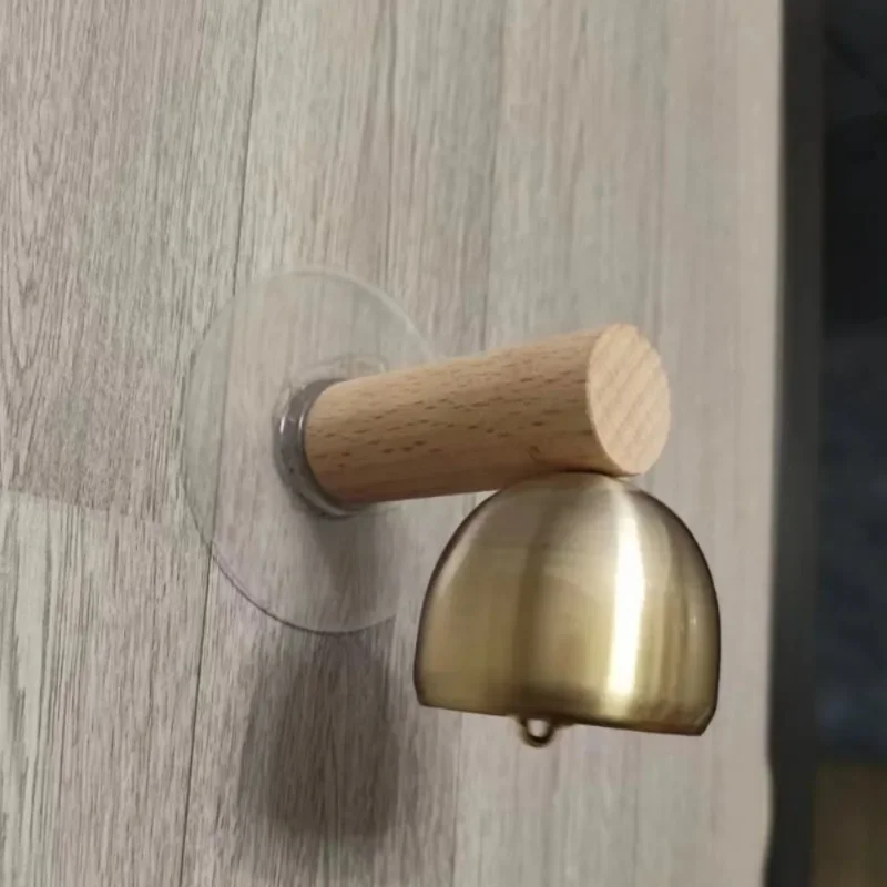 sonnette en bois faite à la main, style japonais, ouverture de porte, carillon éolien dopamine, réfrigérateur sonnette en bois faite à la main, style japonais, ouverture de porte, carillon éolien dopamine, réfrigérateur