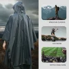 manteau imperméable militaire 3 en 1 pour l'extérieur, manches à capuche, poncho de pluie imperméable pour moto, camping, randonnée, voyage, tente de vêtements de pluie