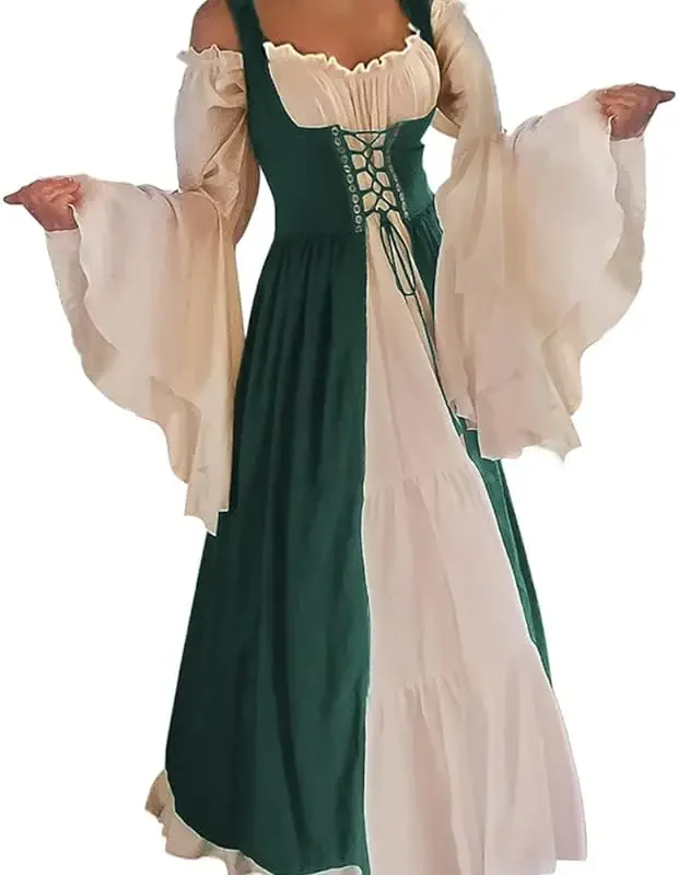 costume de renaissance médiévale pour femmes, robe surtrempée, princesse glavictoria, sangle steam punk, grande taille costume de renaissance médiévale pour femmes, robe surtrempée, princesse glavictoria, sangle steam punk, grande taille
