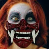japonais samouraï oni démon masker halloween démon samouraï cosplay horreur prajna tueur dikker plastique maskers feestkostuum